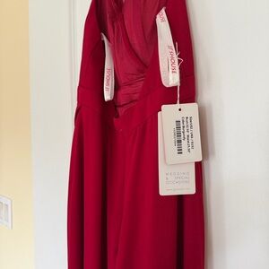 JJs House Vibrant Red Maxi Dress